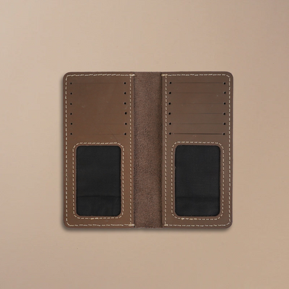 Crazy horse leather medium wallet