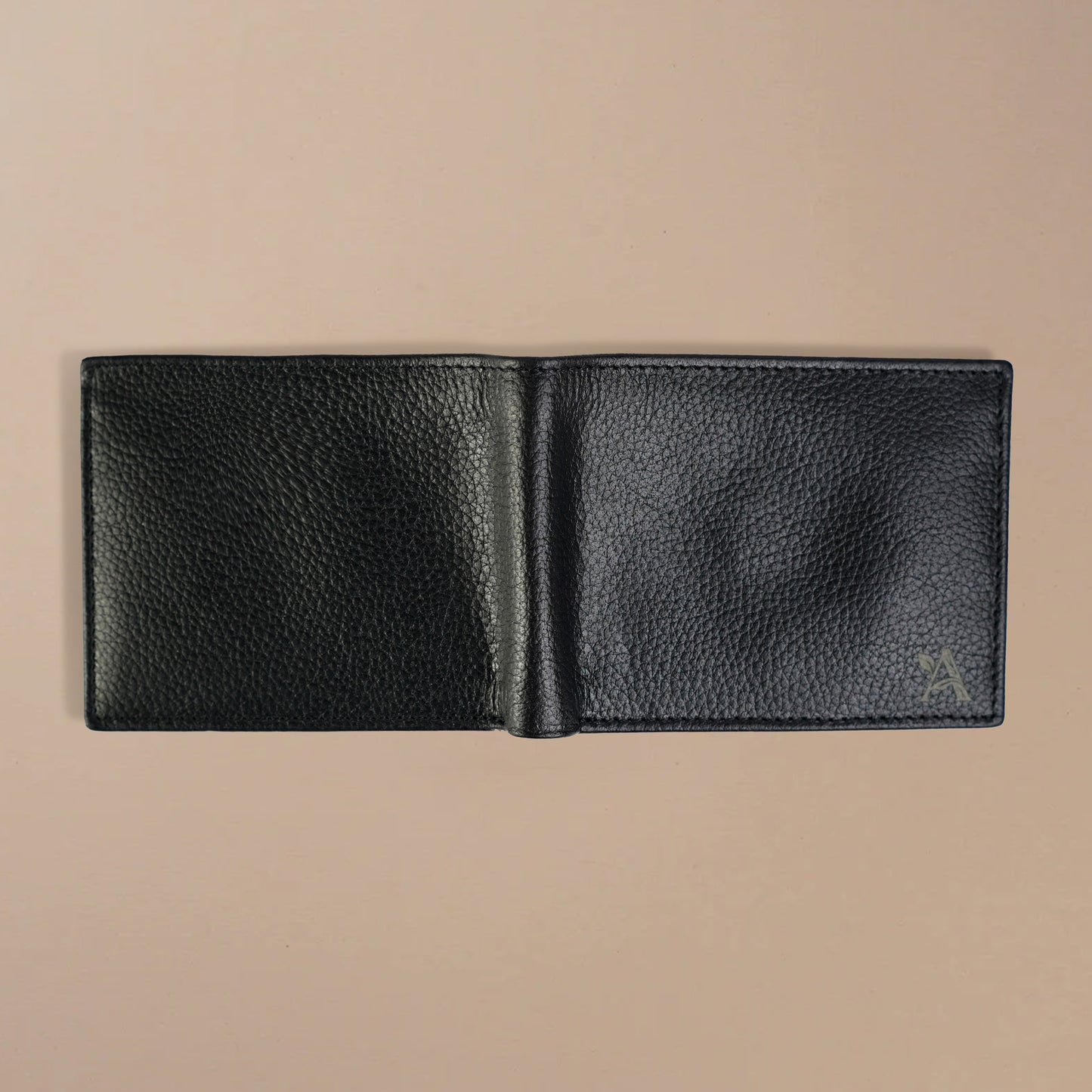 Mild leather bi-fold wallet