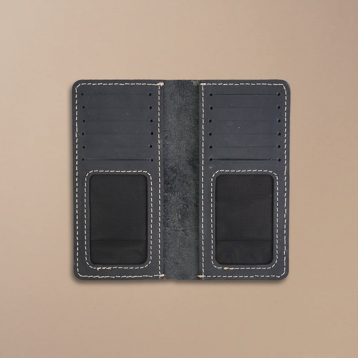 Crazy horse leather medium wallet