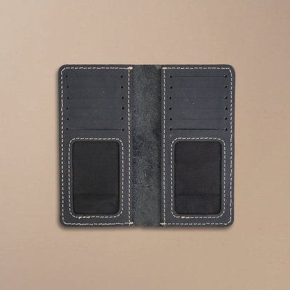 Crazy horse leather medium wallet