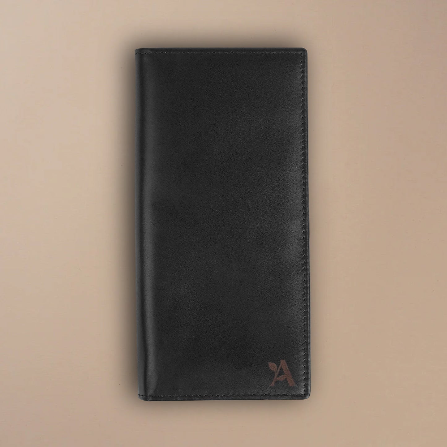 Leather mobile wallet long