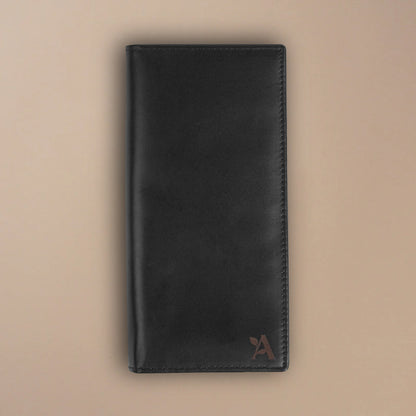 Leather mobile wallet long