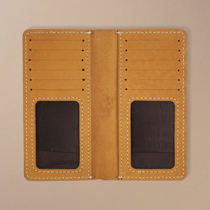 Crazy horse leather medium wallet