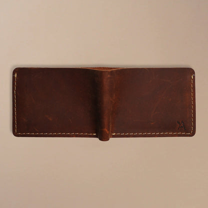 Crazy hearts bifold leather wallets (hand made)