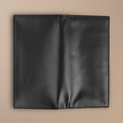 Leather mobile wallet long