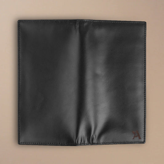 Leather mobile wallet long