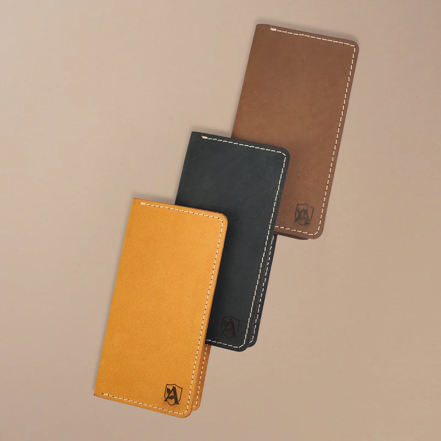 Crazy horse leather medium wallet