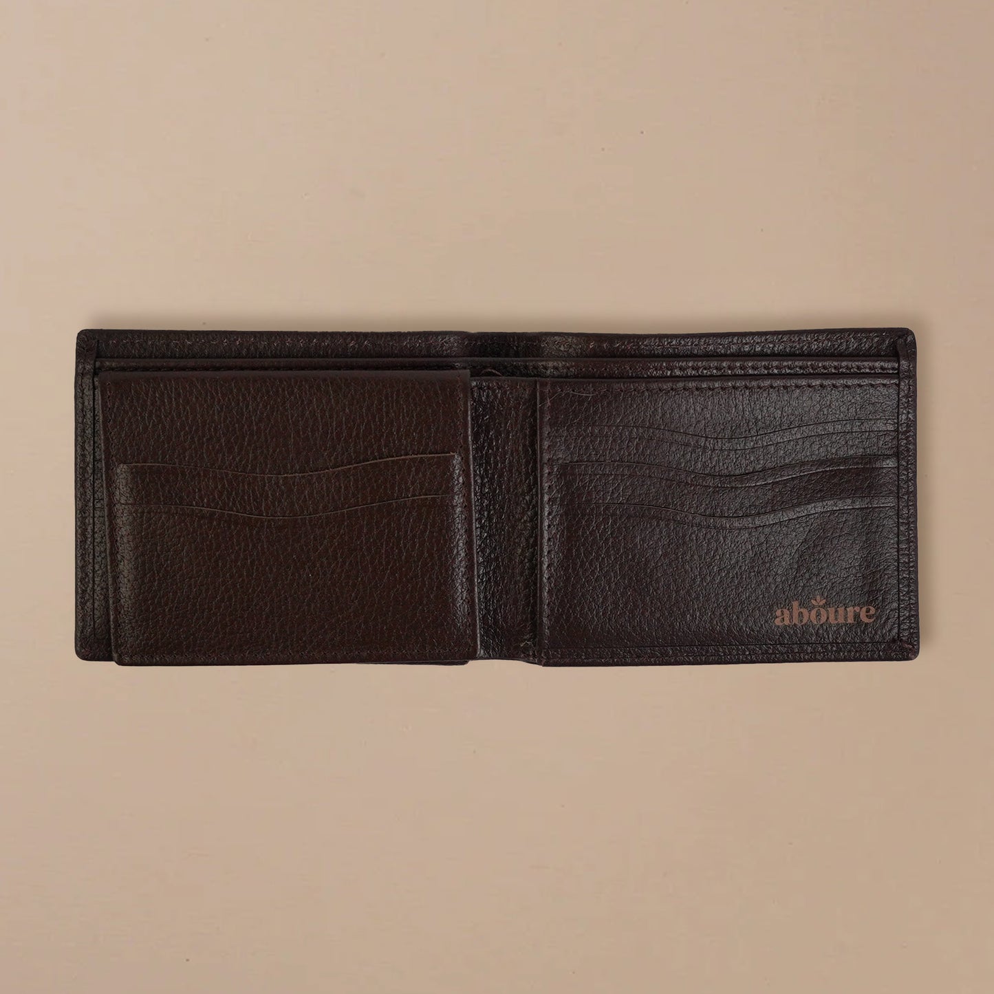 Mild leather bi-fold wallet