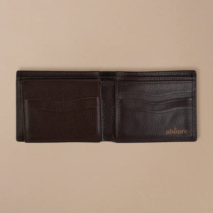 Mild leather bi-fold wallet