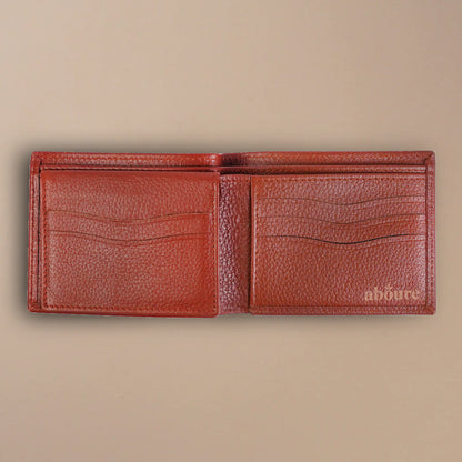 Mild leather bi-fold wallet