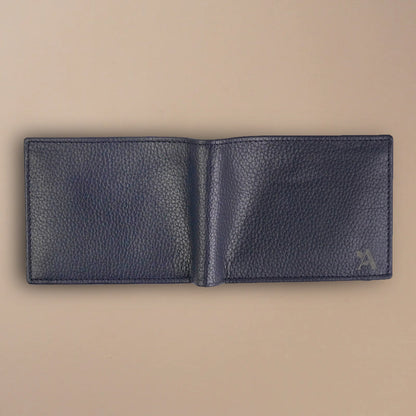 Mild leather bi-fold wallet