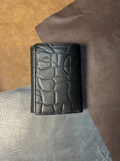 Royal croc-Leather wallet