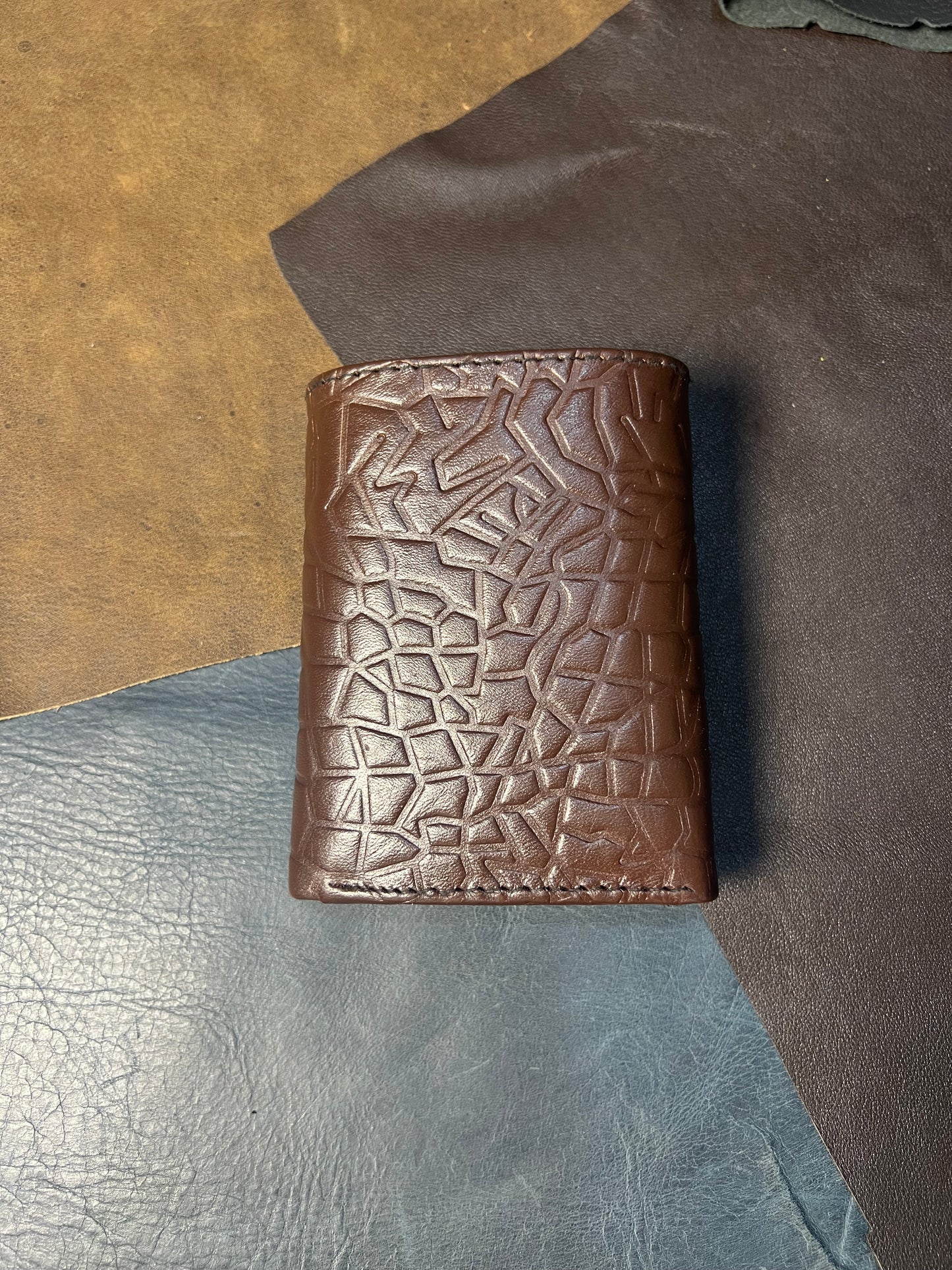 Royal croc-Leather wallet