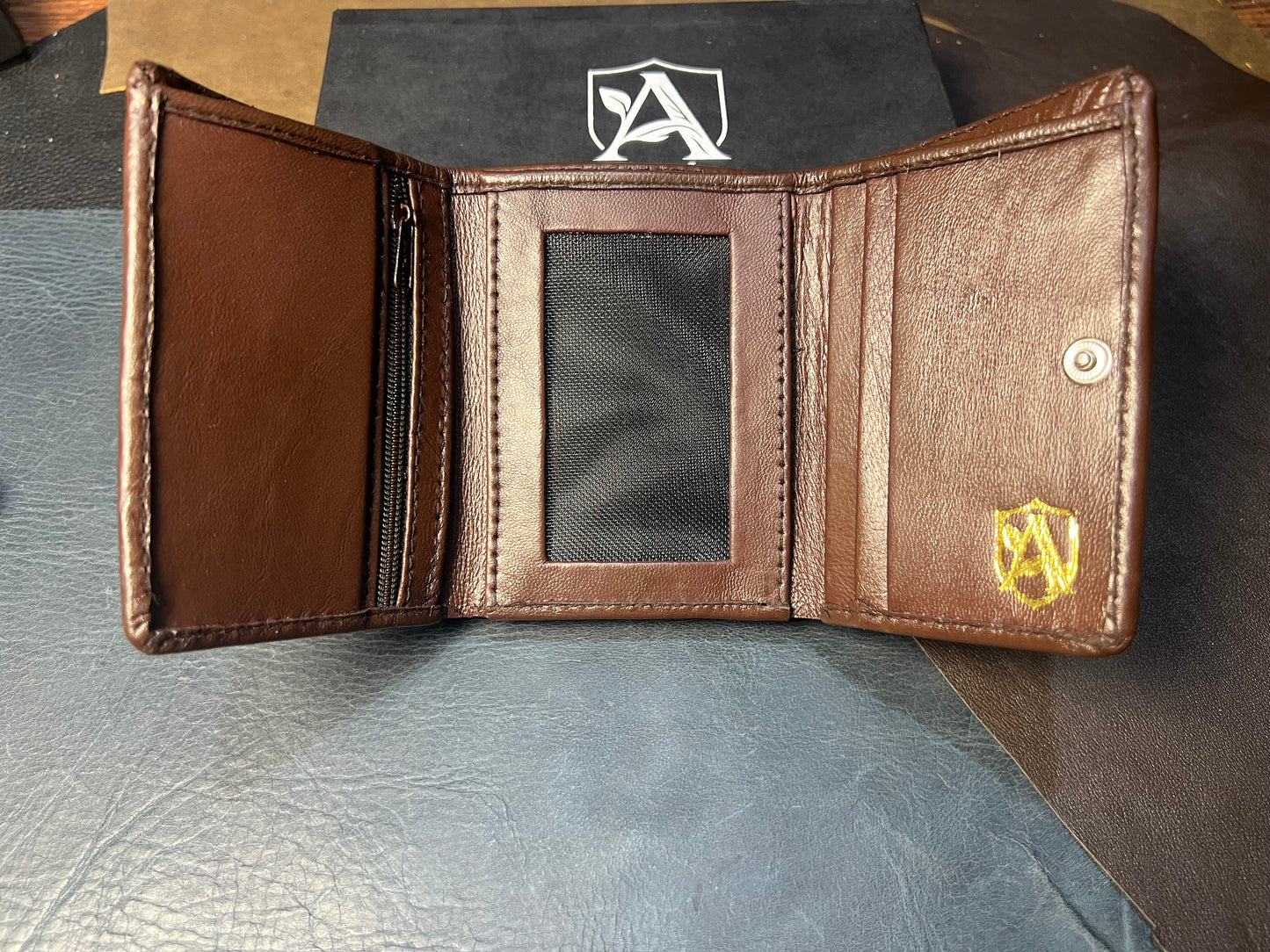 Royal croc-Leather wallet