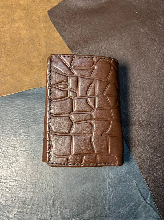 Royal croc-Leather wallet