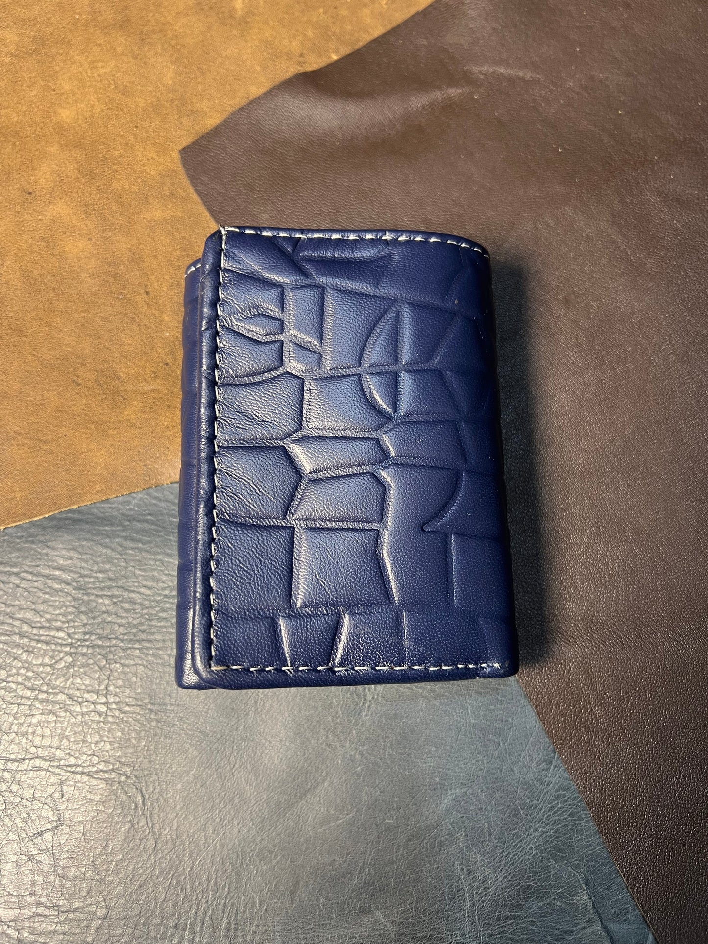 Royal croc-Leather wallet