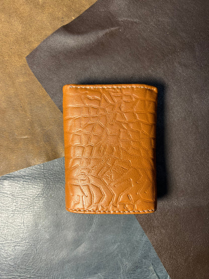 Royal croc-Leather wallet