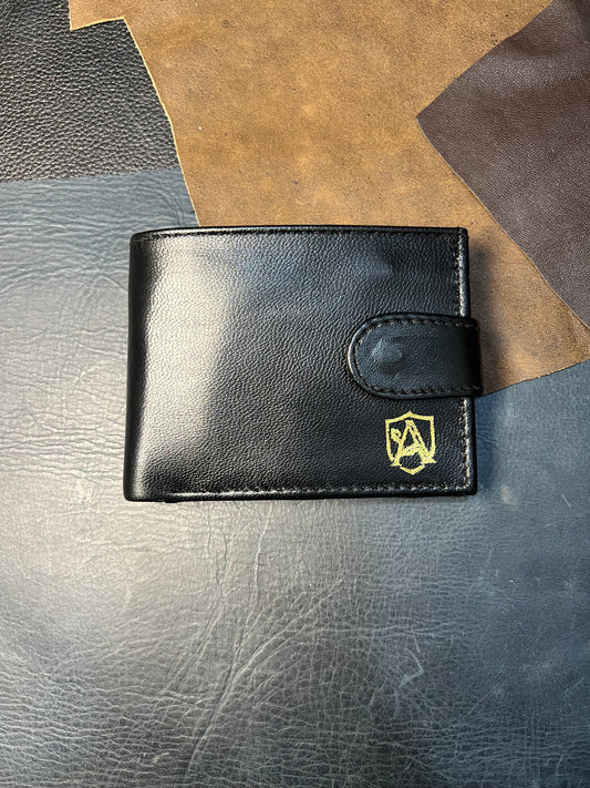 Snap lock-Leather wallet