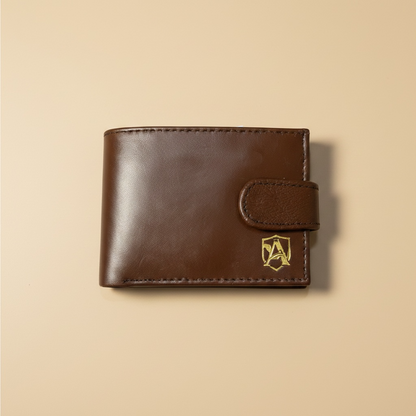 Snap lock-Leather wallet