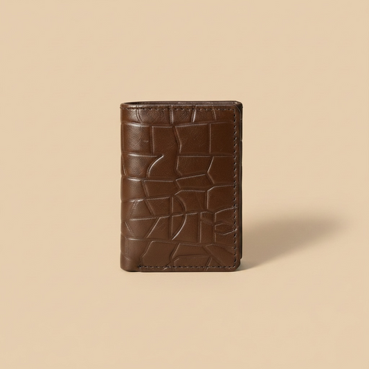 Royal croc-Leather wallet