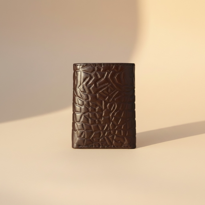 Royal croc-Leather wallet