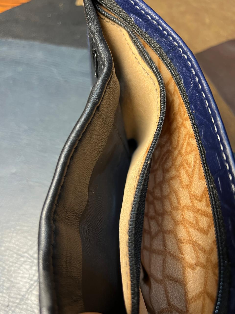 Royal croc-Leather wallet