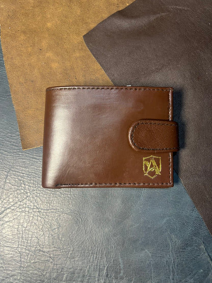 Snap lock-Leather wallet